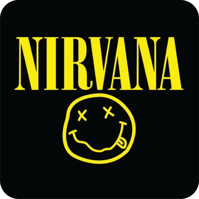 Nirvana Smiley Glassbrikke