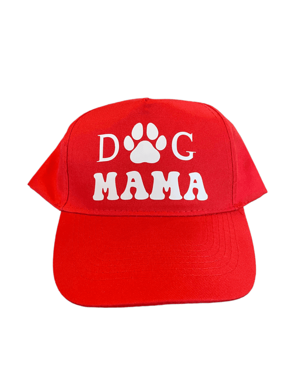 Dog Mama Caps Rød