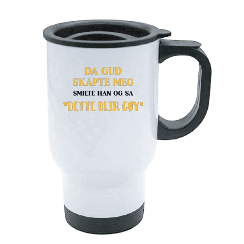 Gud Skapte Travel Mug