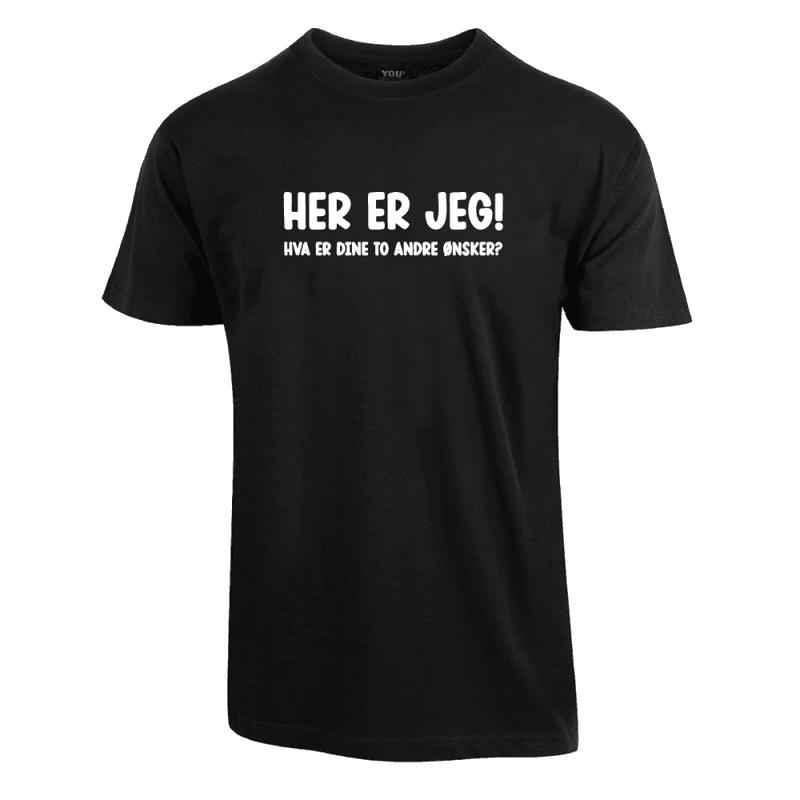 Her Er Jeg T-skjorte