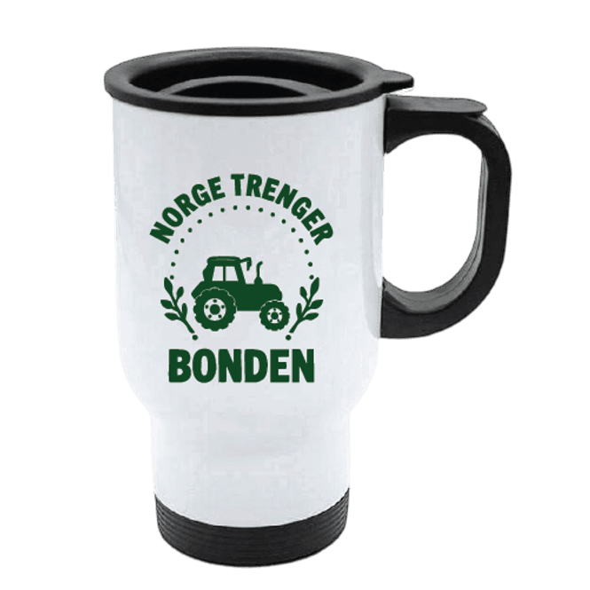 Hovedbilde Norge Trenger Bonden Travel Mug