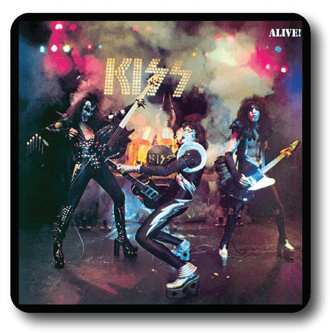Hovedbilde KISS Alive! Glassbrikke
