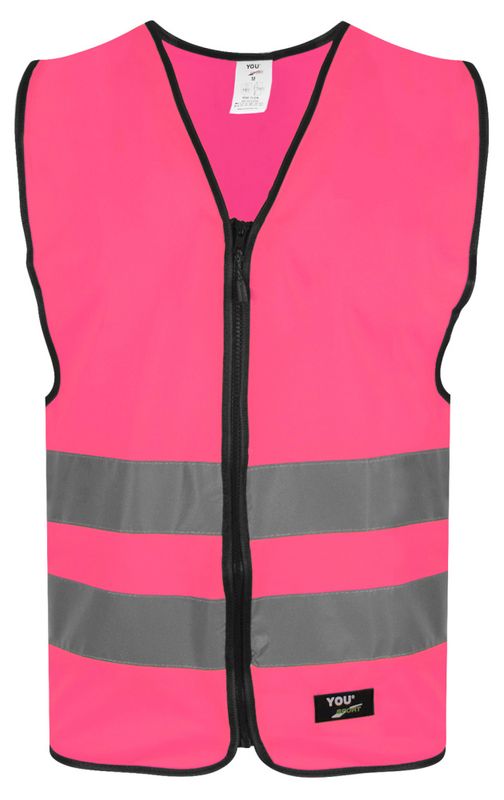 Refleksvest med navn flere farger
