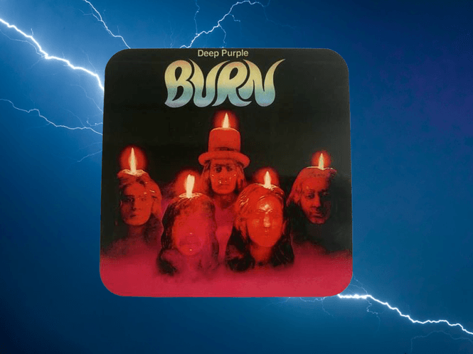 Hovedbilde Deep Purple Burn Glassbrikke