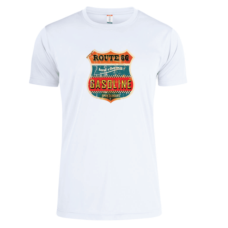 Route 66 Gas T-Skjorte