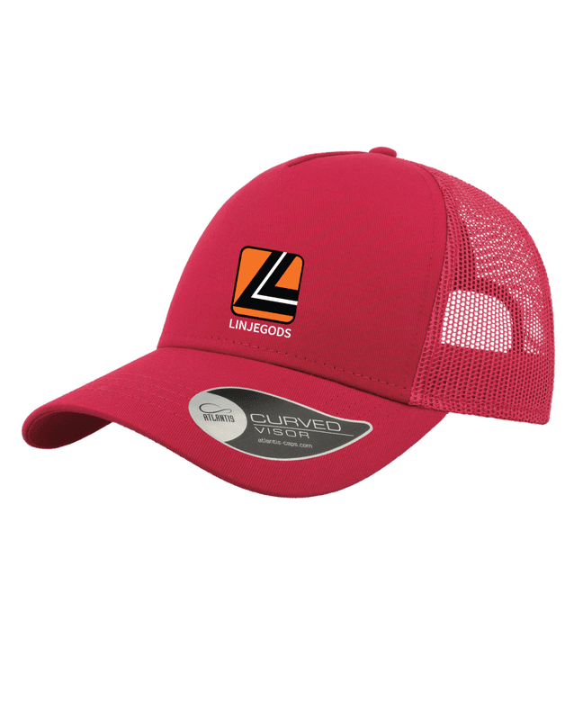 Linjegods Trucker Caps Rød