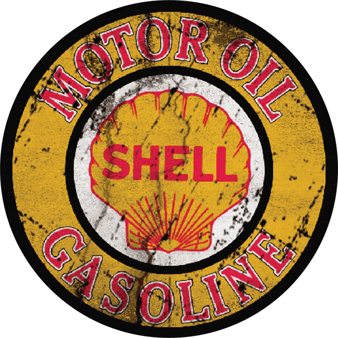 Hovedbilde Shell Motor Oil Glassbrikke
