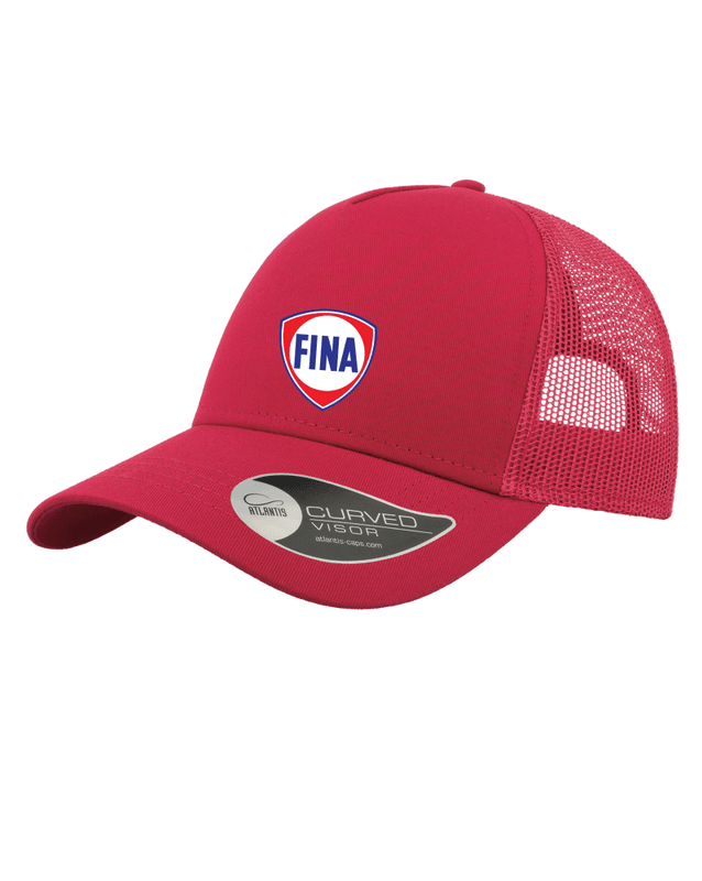 Fina Trucker Caps Rød