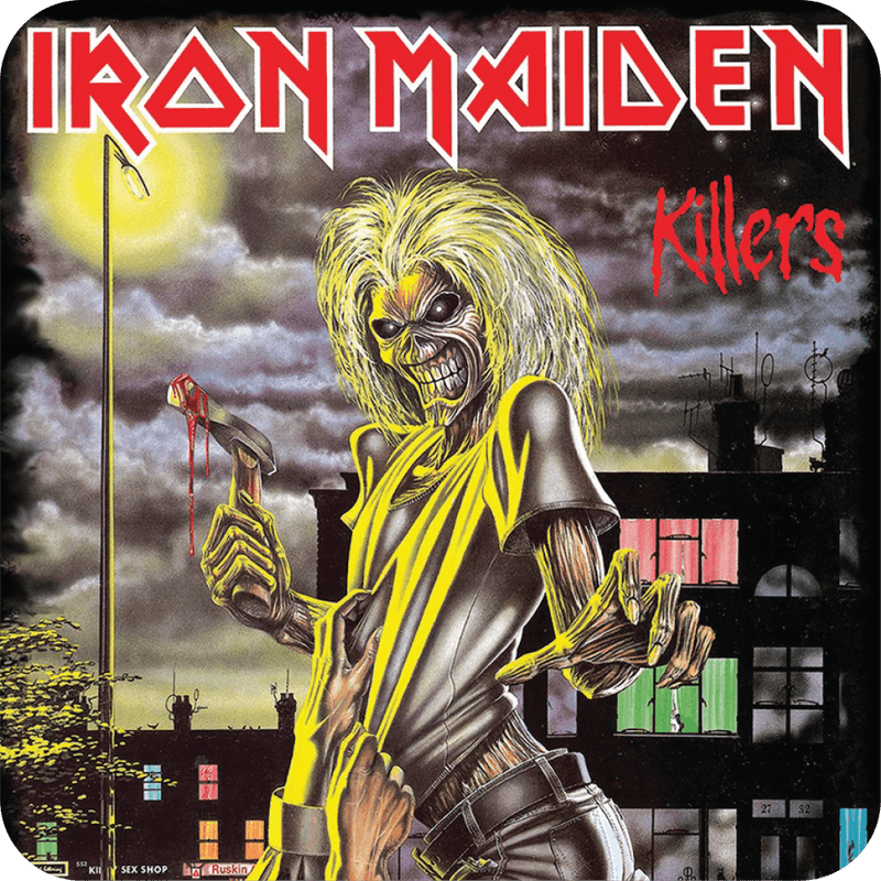 Iron Maiden Killers Glassbrikke