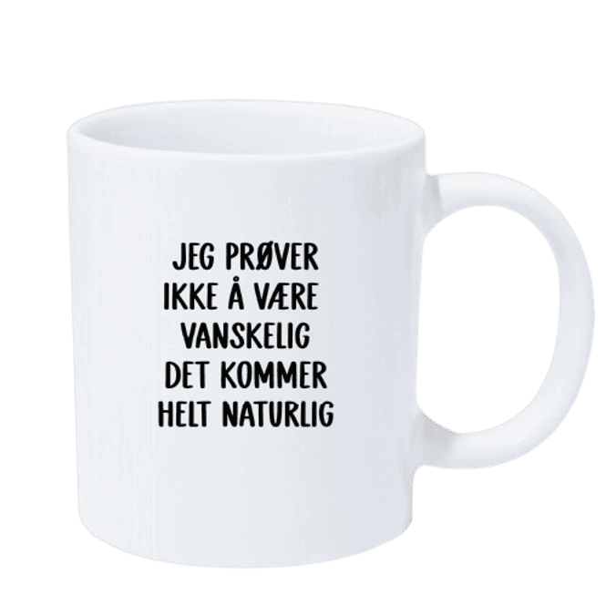 Hovedbilde Vanskelig Krus