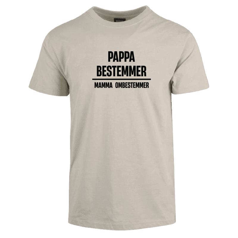 Pappa Bestemmer T-skjorte