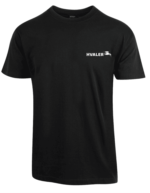 Hovedbilde Hvaler Bomull T-Skjorte Sort