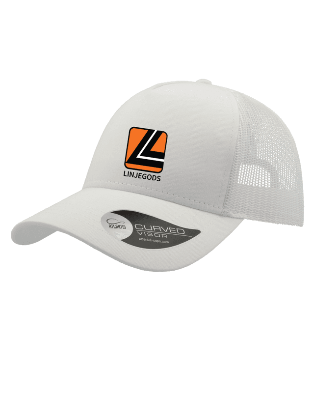 Linjegods Trucker Caps Hvit