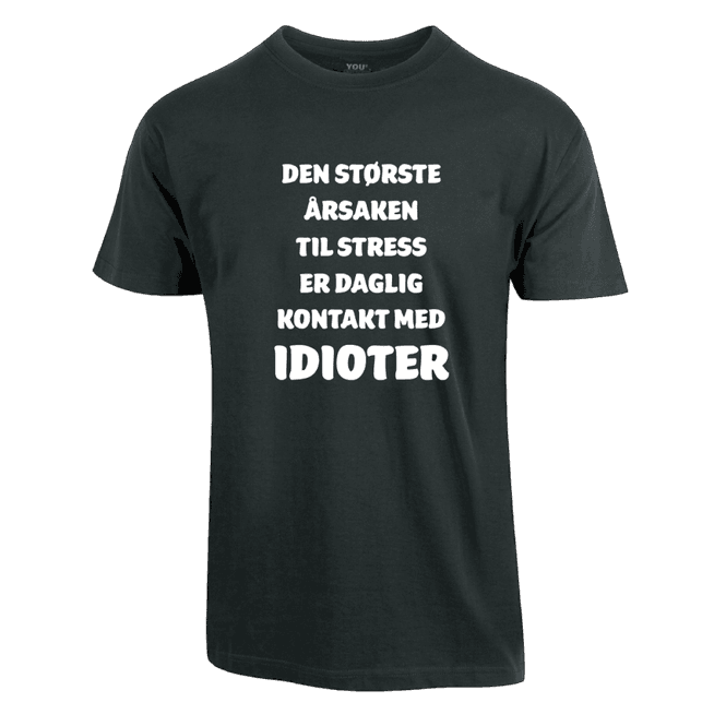 Hovedbilde Årsaken til Stress T-skjorte