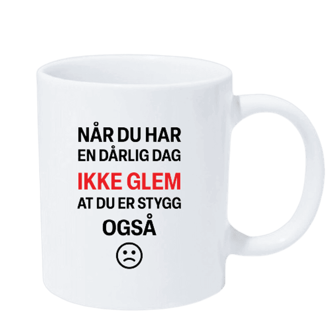 Hovedbilde Dårlig Dag Krus